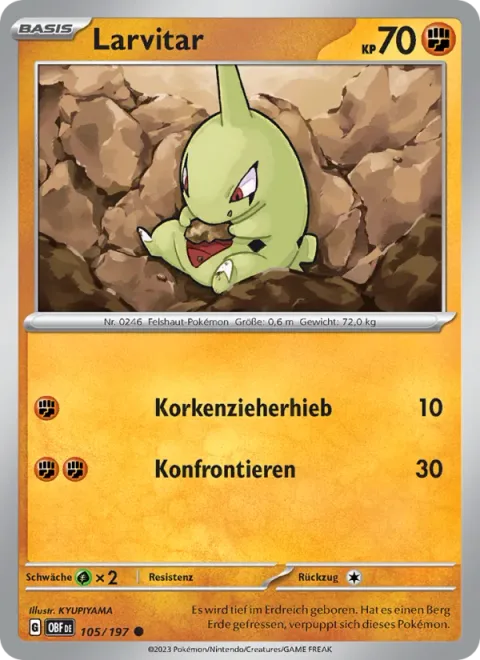 Larvitar [Corkscrew Punch | Confront]