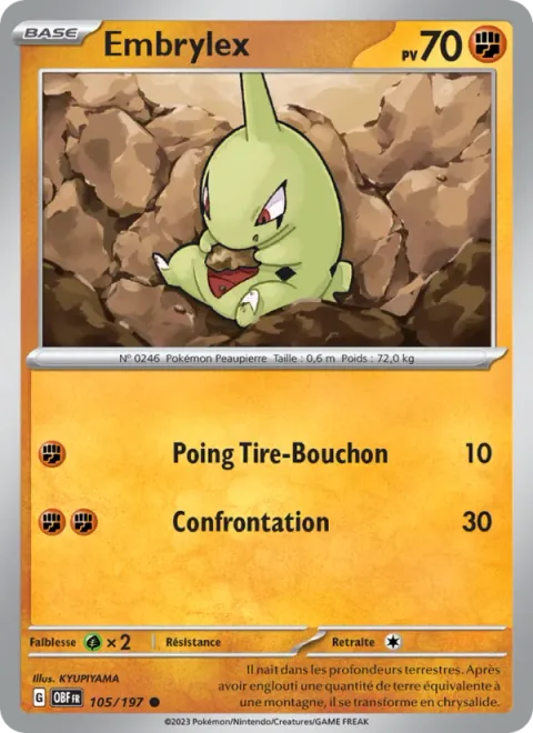 Larvitar [Corkscrew Punch | Confront]