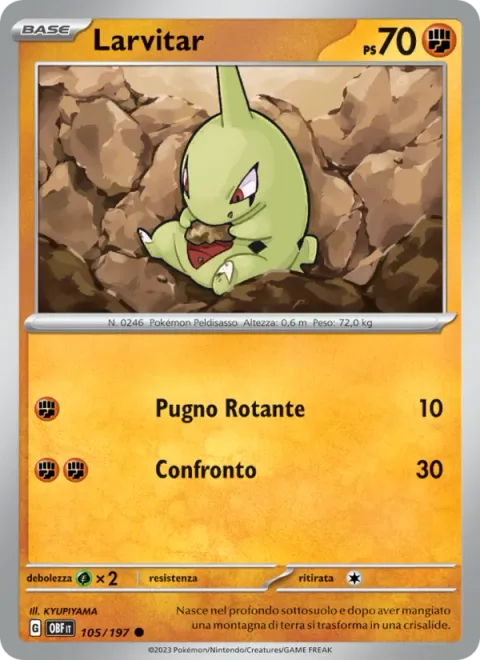Larvitar [Corkscrew Punch | Confront]