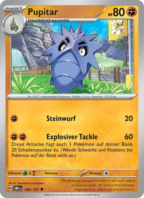 Pupitar [Rock Throw | Blasting Tackle]