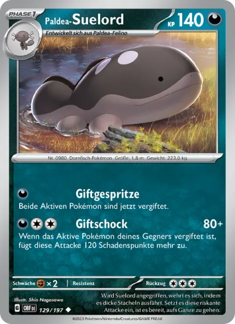 Paldean Clodsire [Splattering Poison | Venoshock]