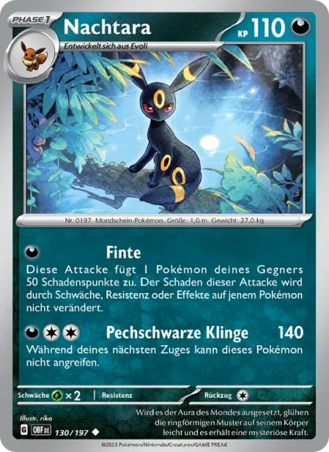 Umbreon [Feint Attack | Pitch-Black Blade]