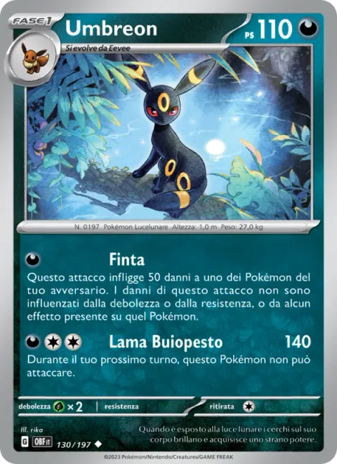 Umbreon [Feint Attack | Pitch-Black Blade]