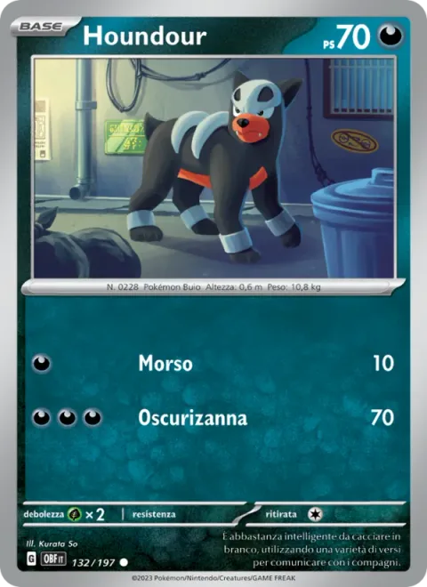 Houndour [Bite | Darkness Fang]