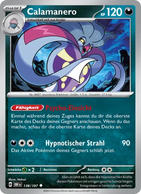 Malamar [Psychic Insight | Hypnotic Ray]