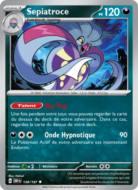 Malamar [Psychic Insight | Hypnotic Ray]