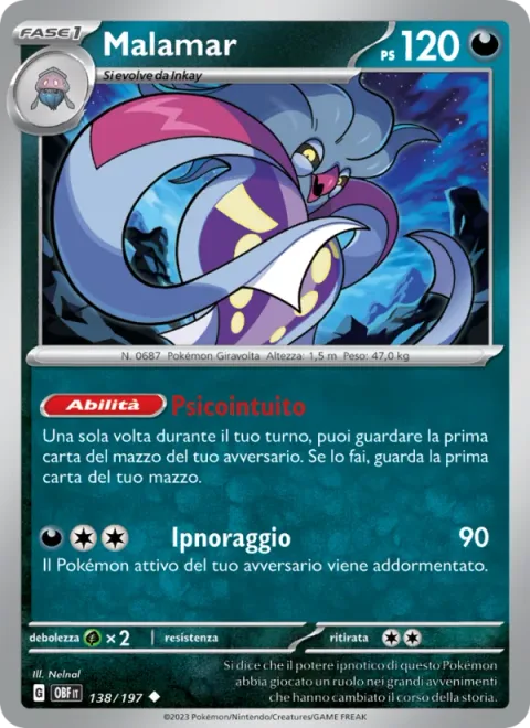 Malamar [Psychic Insight | Hypnotic Ray]