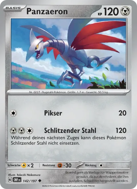 Skarmory [Peck | Slashing Steel]