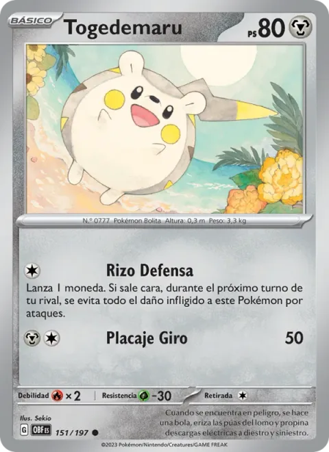 Togedemaru [Defense Curl | Rolling Tackle]