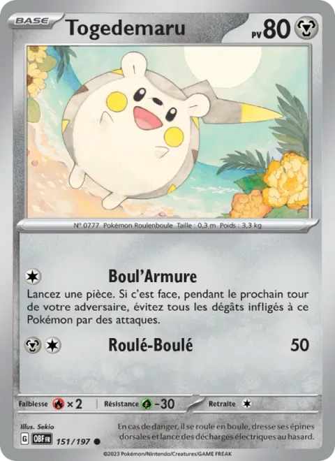 Togedemaru [Defense Curl | Rolling Tackle]