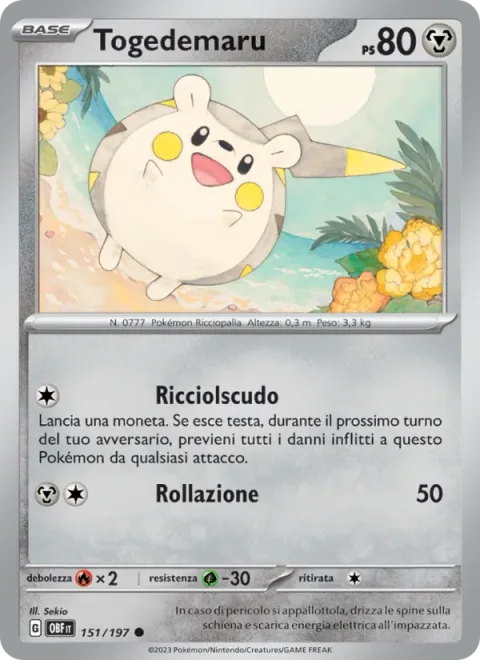 Togedemaru [Defense Curl | Rolling Tackle]
