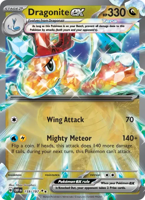 Dragonite ex [Wing Attack | Mighty Meteor]