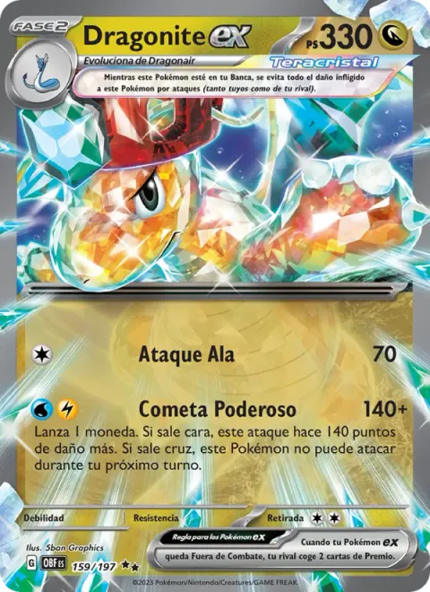 Dragonite ex [Wing Attack | Mighty Meteor]