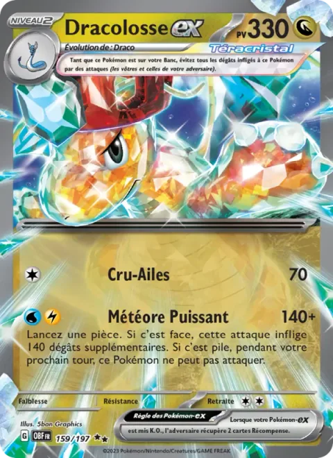 Dragonite ex [Wing Attack | Mighty Meteor]