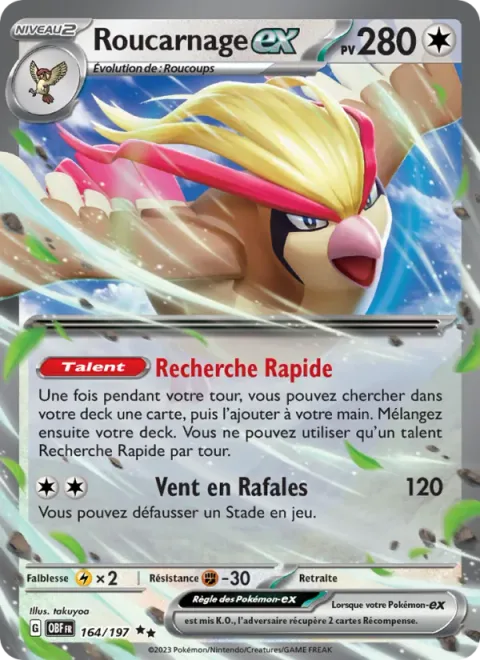 Pidgeot ex [Quick Search | Blustery Wind]