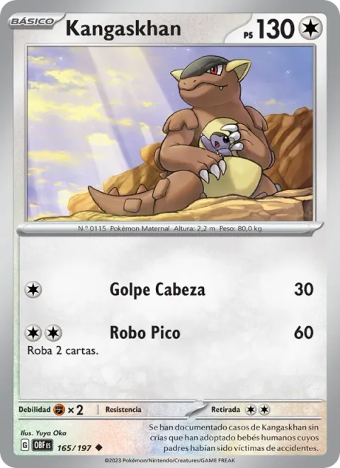 Kangaskhan [Headbutt | Spike Draw]