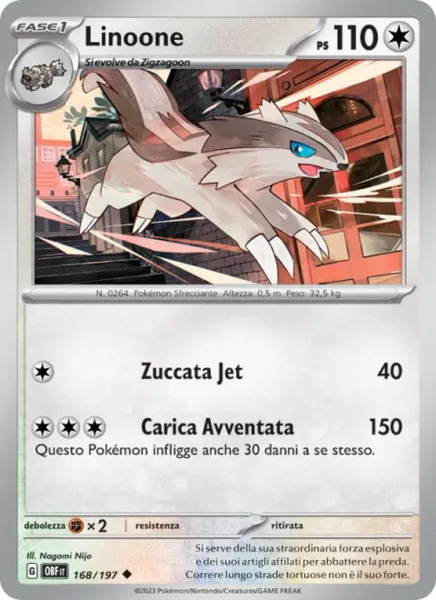 Linoone [Jet Headbutt | Reckless Charge]