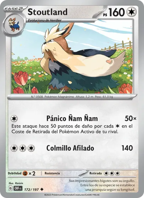 Stoutland [Chomp Chomp Panic | Sharp Fang]