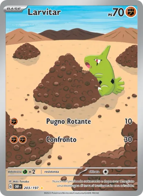 Larvitar [Corkscrew Punch | Confront]