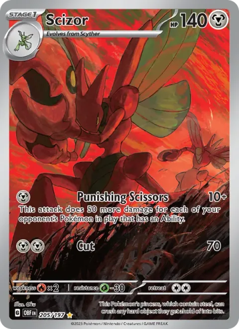 Scizor [Punishing Scissors | Cut]