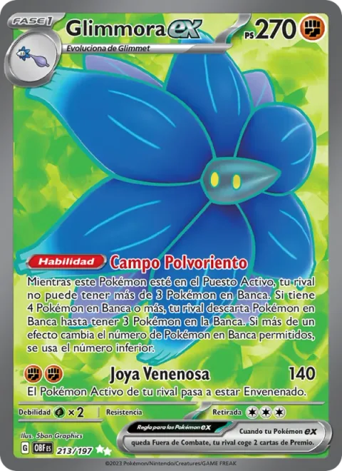 Glimmora ex [Dust Field | Poisonous Gem]