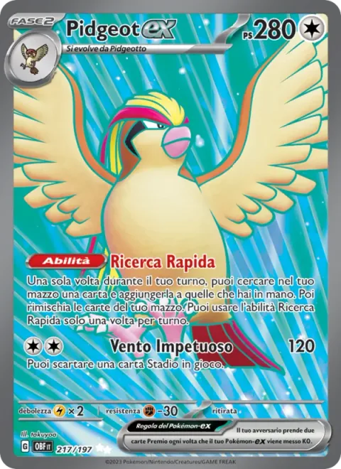 Pidgeot ex [Quick Search | Blustery Wind]