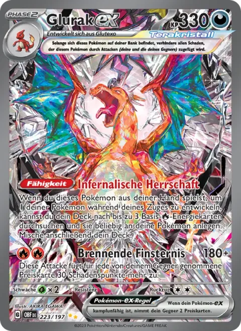 Charizard ex [Infernal Reign | Burning Darkness]