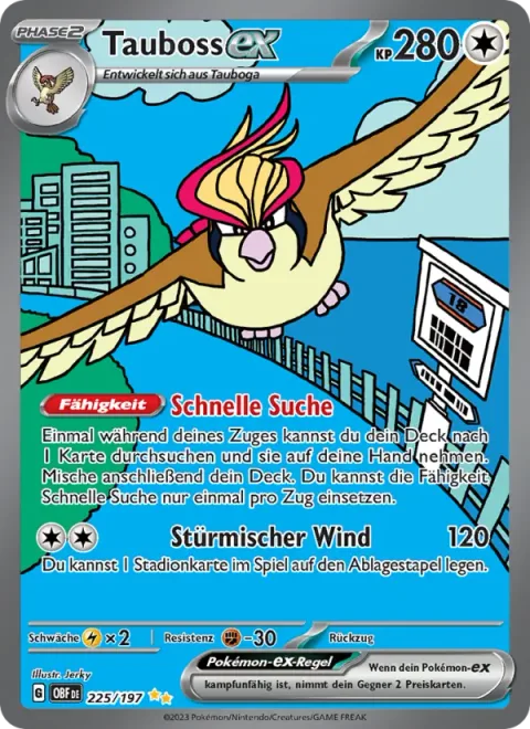 Pidgeot ex [Quick Search | Blustery Wind]