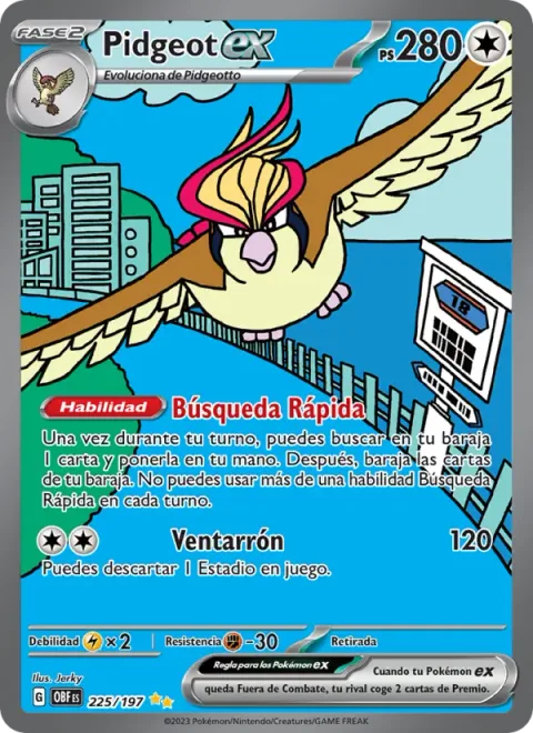 Pidgeot ex [Quick Search | Blustery Wind]