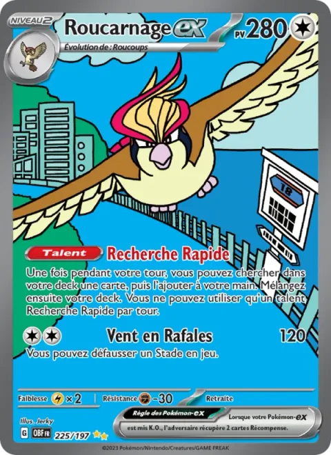 Pidgeot ex [Quick Search | Blustery Wind]