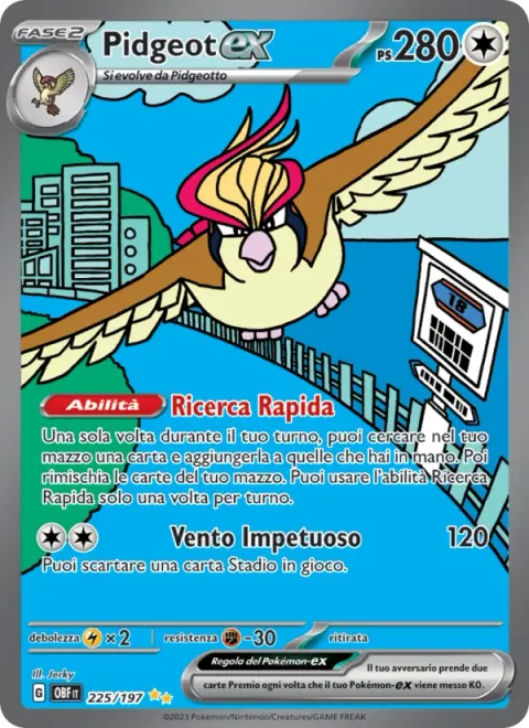 Pidgeot ex [Quick Search | Blustery Wind]
