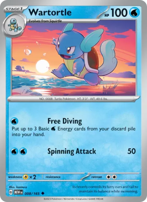 Wartortle [Free Diving | Spinning Attack]