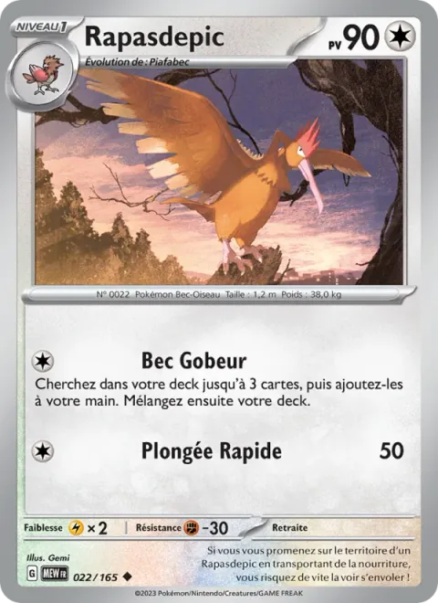 Fearow [Beak Catch | Speed Dive]
