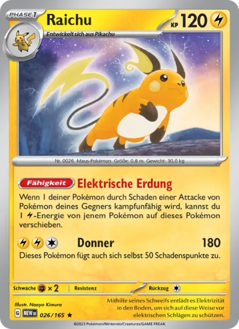 Raichu [Electrical Grounding | Thunder]
