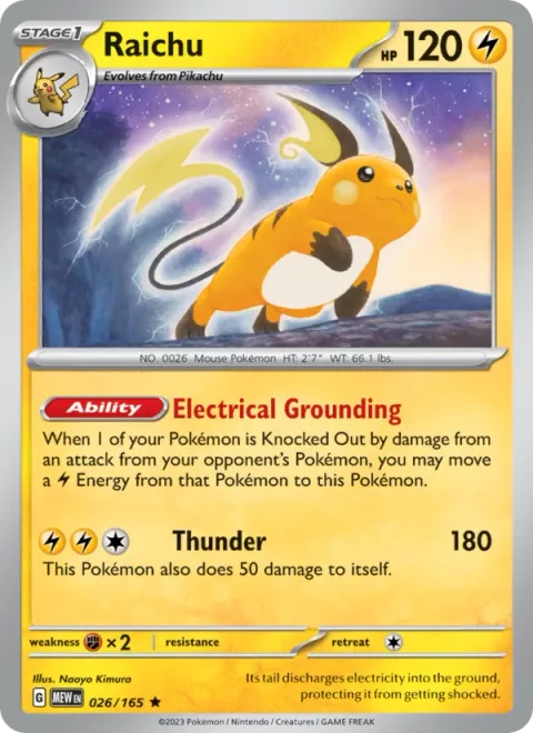 Raichu [Electrical Grounding | Thunder]