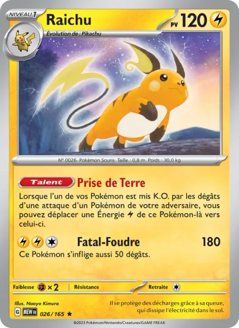 Raichu [Electrical Grounding | Thunder]
