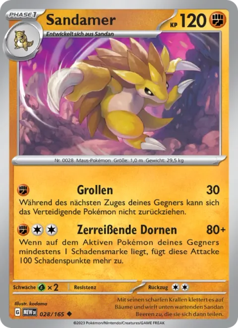 Sandslash [Rumble | Spike Rend]