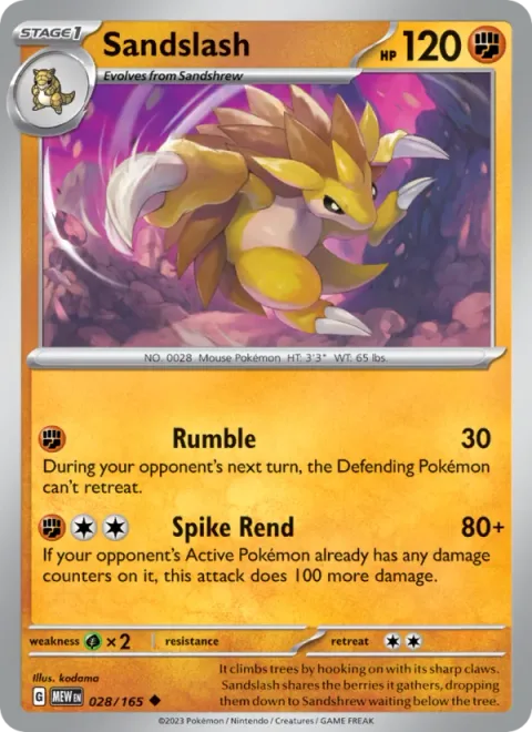 Sandslash [Rumble | Spike Rend]