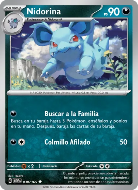 Nidorina [Fetch Family | Sharp Fang]