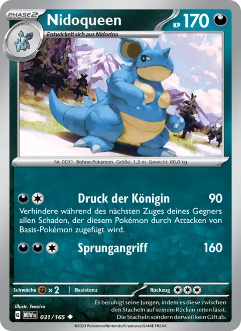 Nidoqueen [Queen Press | Lunge Out]