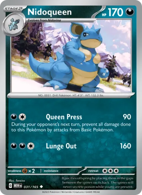 Nidoqueen [Queen Press | Lunge Out]