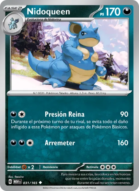 Nidoqueen [Queen Press | Lunge Out]