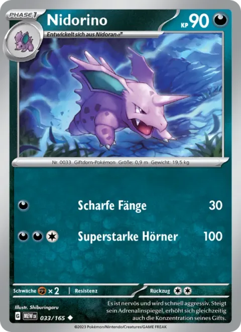 Nidorino [Sharp Fang | Superpowered Horns]