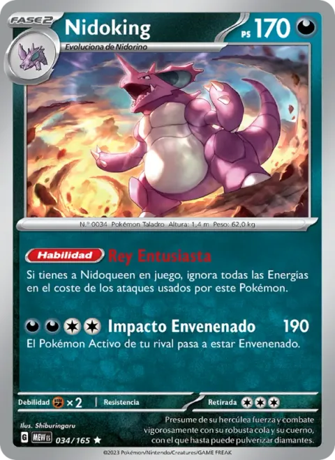 Nidoking [Enthusiastic King | Venom Impact]