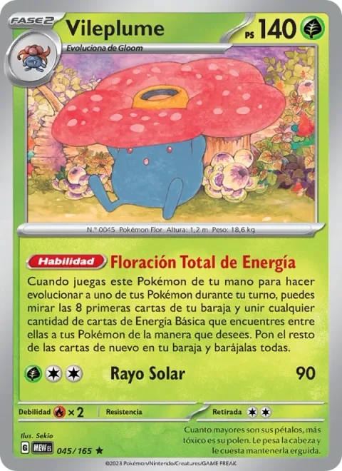 Vileplume [Fully Blooming Energy | Solar Beam]