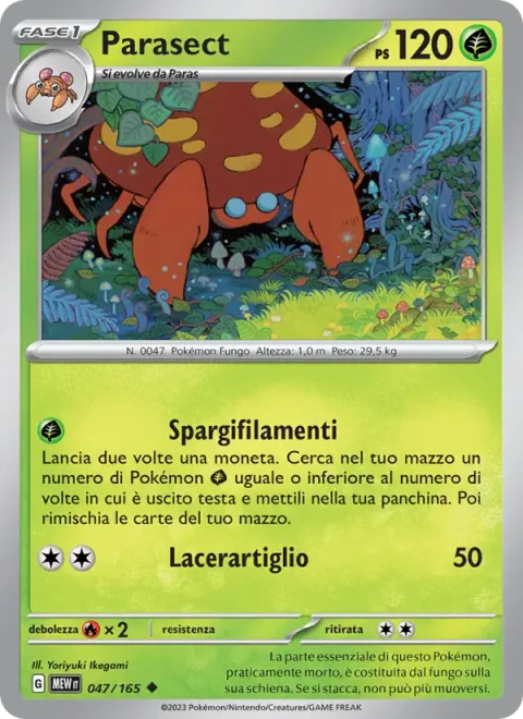 Parasect [Spread Filaments | Claw Slash]