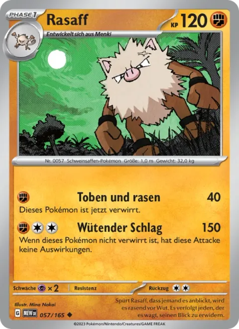Primeape [Rant and Rave | Raging Smash]