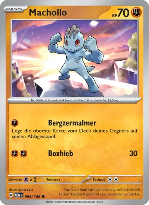 Machop [Mountain Mashing | Punch]