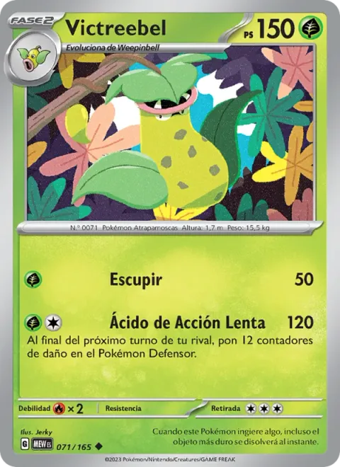 Victreebel [Spit Up | Slow-Acting Acid]