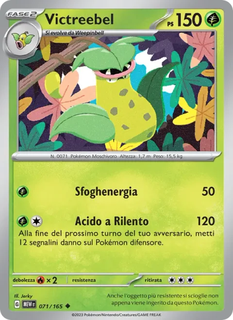 Victreebel [Spit Up | Slow-Acting Acid]